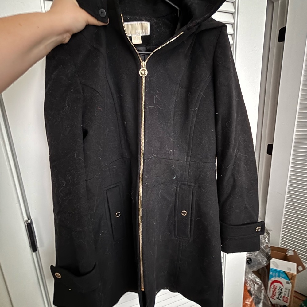 Michael Kors Black Trench Coat Classic Outerwear